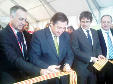 Moment de la inauguració