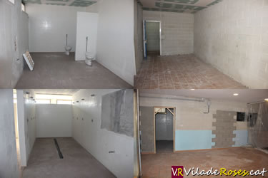 Reformes dels vestidors del Pavelló Municipal d'Esports de Roses