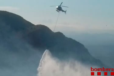 Incendi forestal a Roses