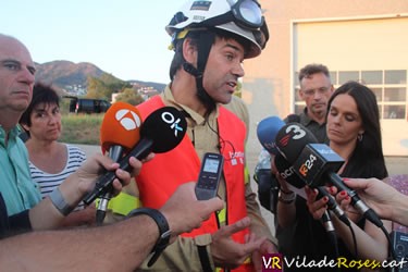Incendi forestal a Roses