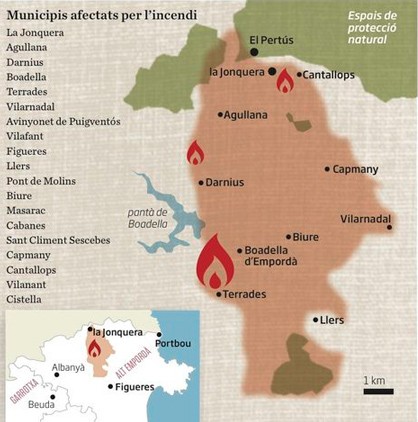 Incendi Alt Empordà 2012