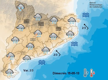 Setmana de xàfecs i tempestes