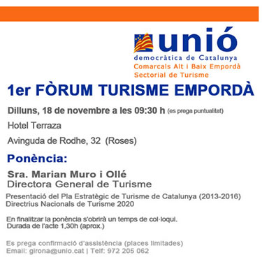 1r Fòrum Turisme Empordà de Roses