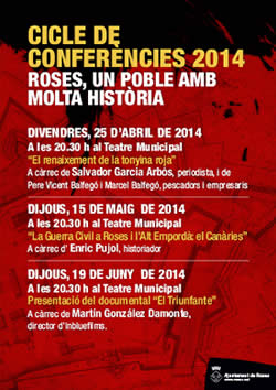 Cicle de conferències 'Roses, un poble amb molta història'
