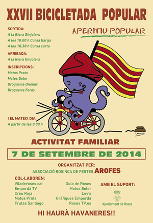 XXVIII Bicicletada Popular de Roses