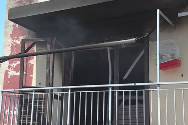 Incendi en un pis de Figueres