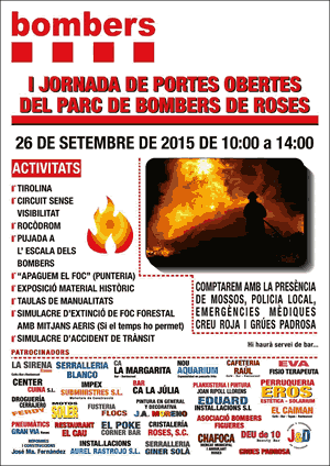 I Jornada de Portes Obertes del Parc de Bombers de Roses