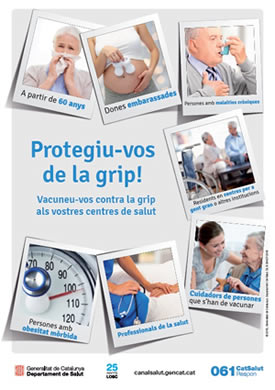 Campanya de vacunació antigripal a Catalunya