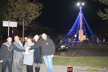 Encesa llums de Nadal de Roses