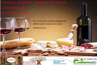 Pica-pica solidari al restaurant Las Tablas