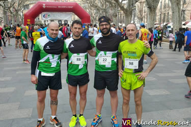 Club Atletisme Roses a la Cursa de Sant Josep de Figueres