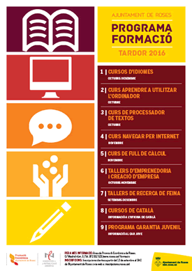 Cursos de formació a Roses