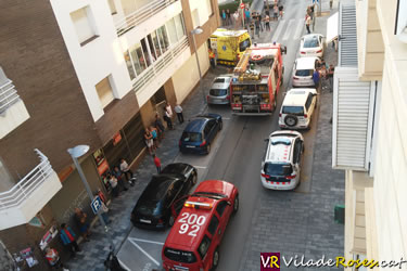 Incendi al carrer Tarragona