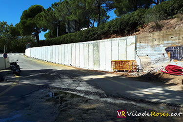 Nou mur de contenció