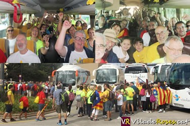 Manifestació a Barcelona de l'ANC