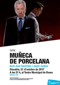 “Muñeca de Porcelana” al Teatre Municipal de Roses amb José Sacristán