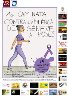 Caminata Contra la Violència de Gènere a Roses