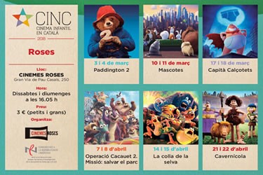 Cinema Infantil en Català (CINC) a Roses