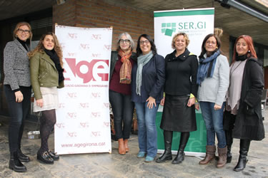 Associació Gironina d’Empresàries amb la Fundació SER.GI