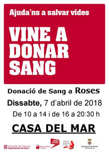 Donació de sang a Roses
