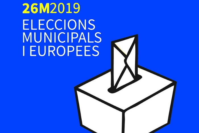 Cens electoral per a les eleccions municipals i europees