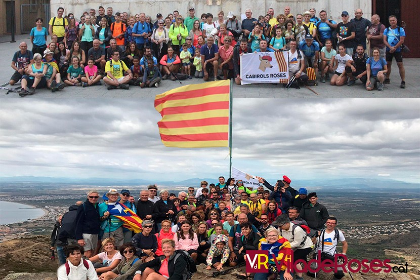 Pujada patriòtica al Puig de la Àliga de Roses
