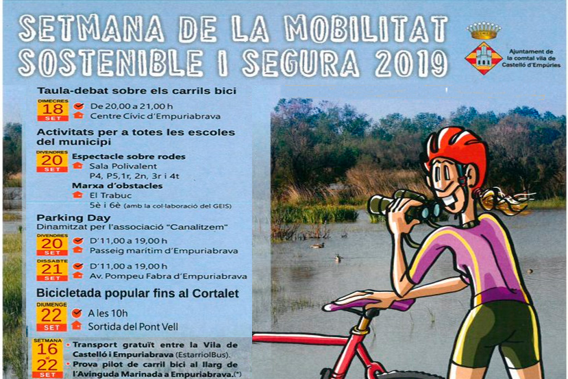 Setmana de la Mobilitat Sostenible a Castelló d’Empúries