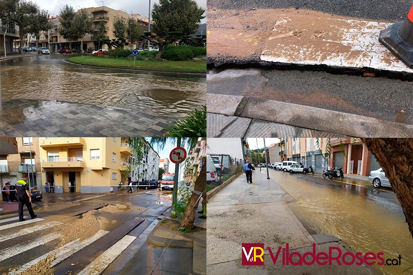 Inundació a Roses