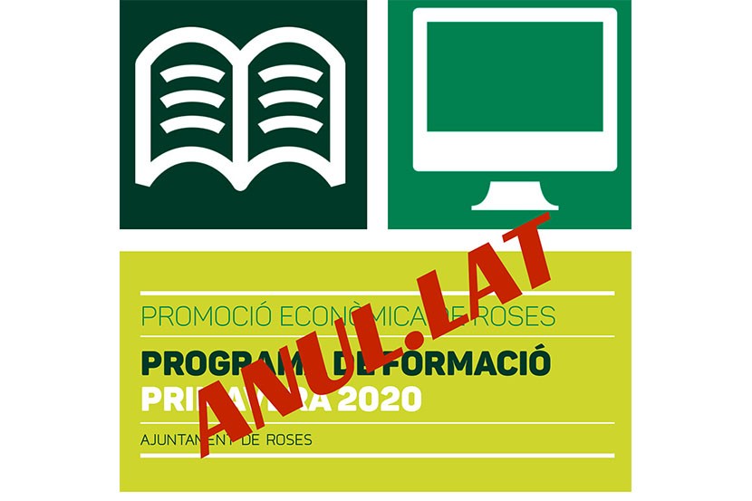 S’anul·len els cursos de formació de Roses