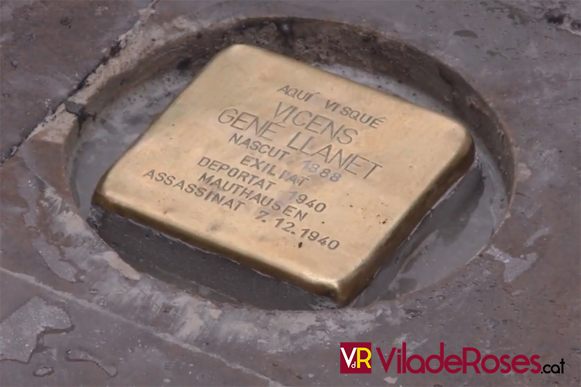 S'instal·len 11 peces Stolpersteine a Figueres
