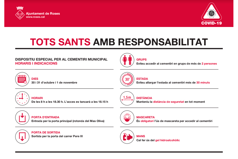 Tots Sants amb responsabilitat