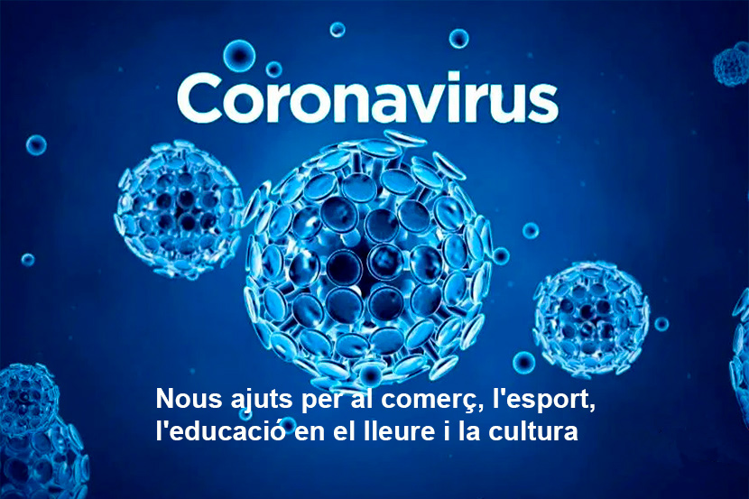 El Govern destina 36 M€ a nous ajuts per als sectors del comerç, l'esport, l'educació en el lleure i la cultura