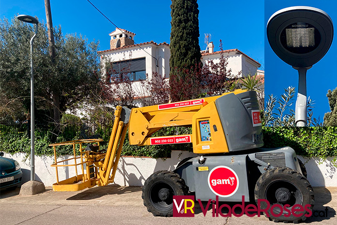 Renovació enllumenat de Mas Fumats