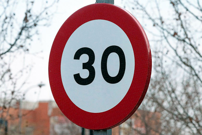 Límit de velocitat a 30 km/h
