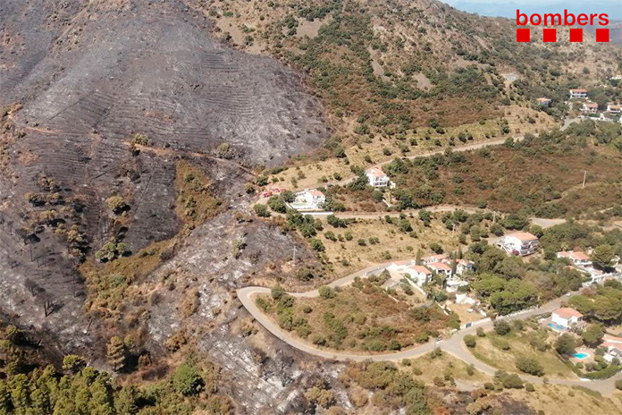 Incendi a Llançà