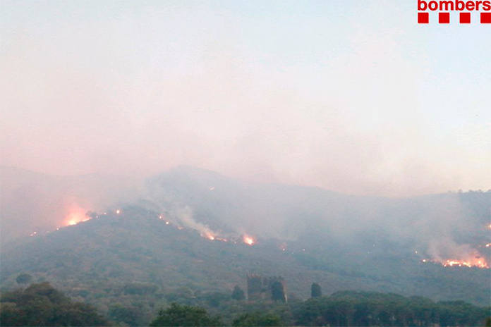 Incendi a Llançà