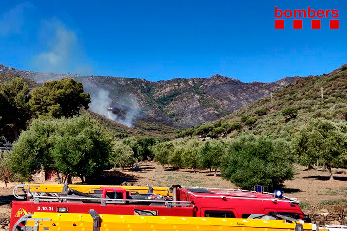Incendi a Llançà