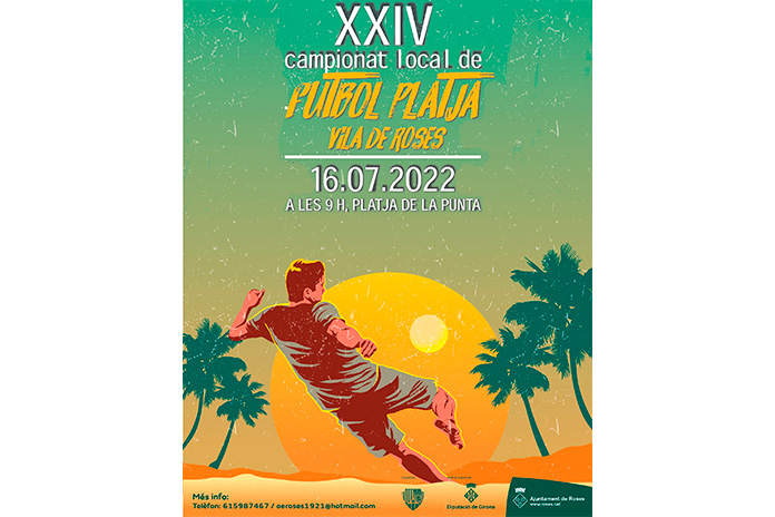 Campionat de futbol platja Vila de Roses