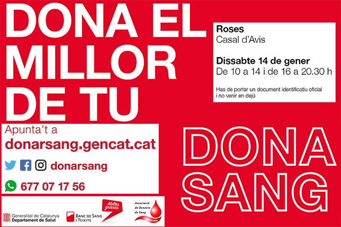 Donació de sang a Roses