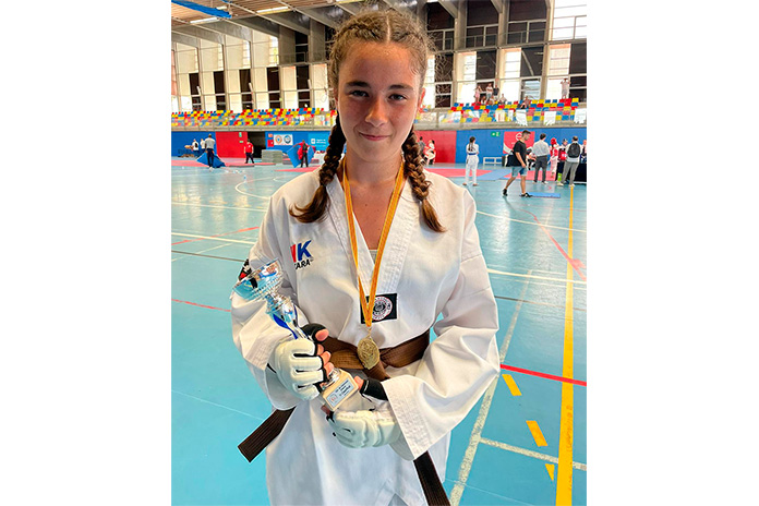 Alícia Gómez campiona de Catalunya infantil de Taekwondo