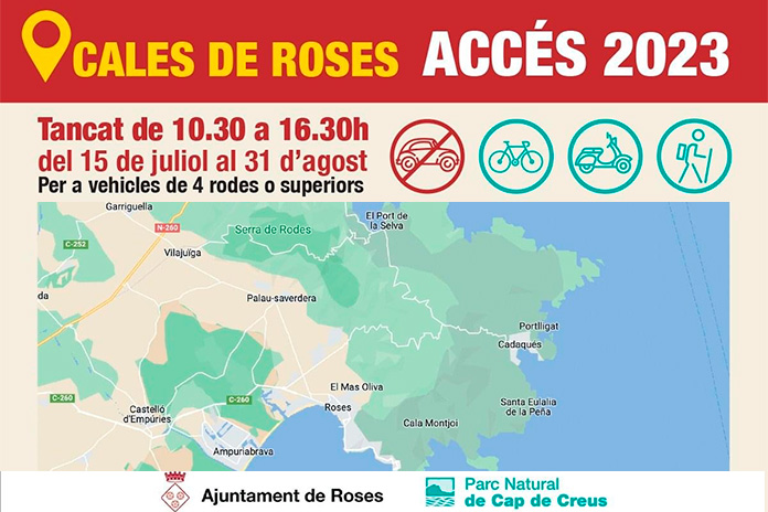 Accés al Parc Natural del Cap de Creus