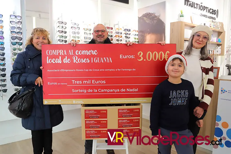 Campanya de Nadal "Compra a Roses i guanya 3000€"