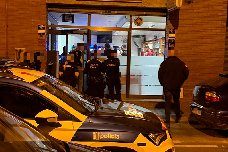 Dispositiu policial a Figueres