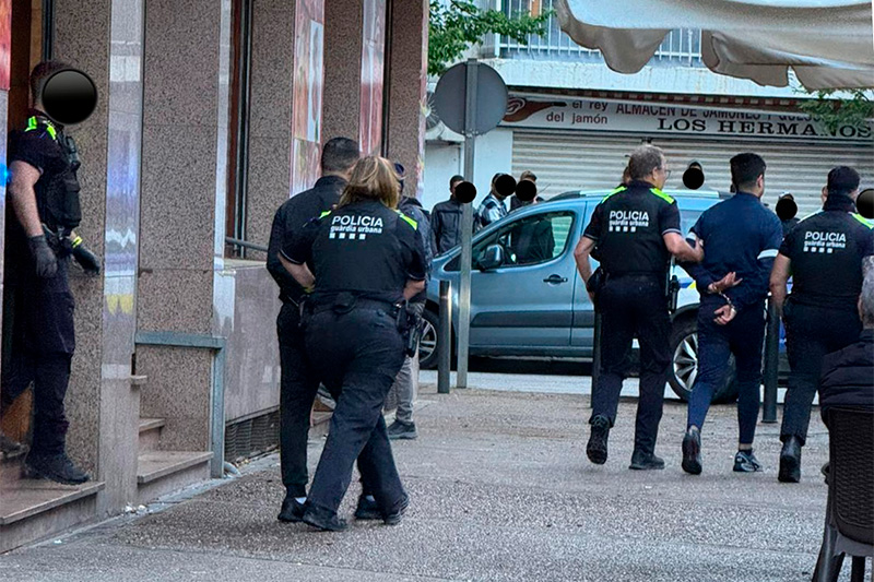 Dispositiu policial a Figueres
