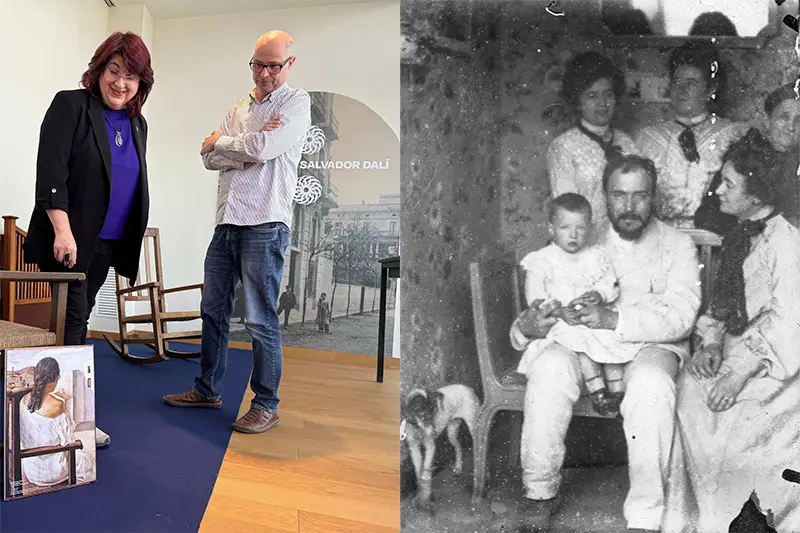 Objectes originals família Dalí