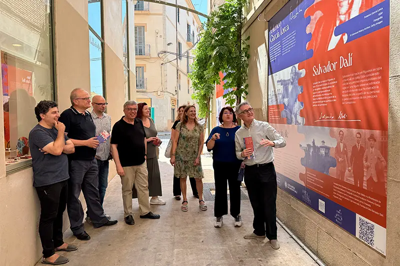 Amistat de Lorca amb els germans Dalí