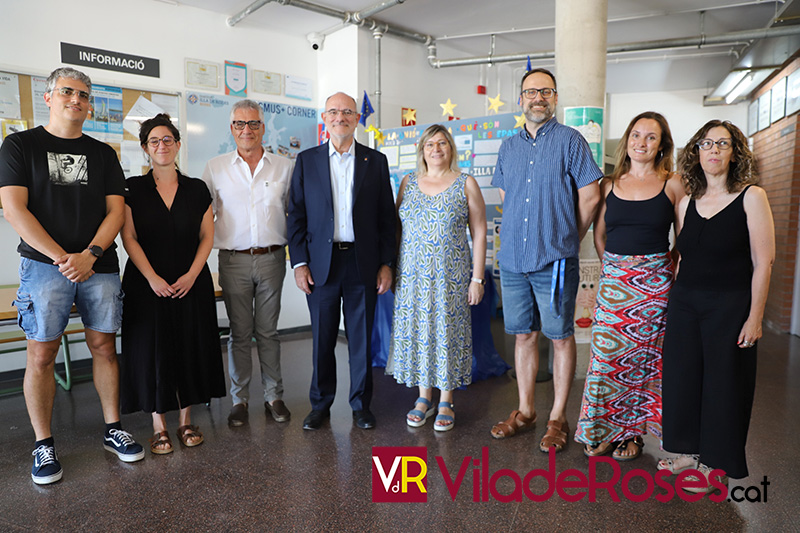 Visita institucional del conseller Jaume Duch a Roses