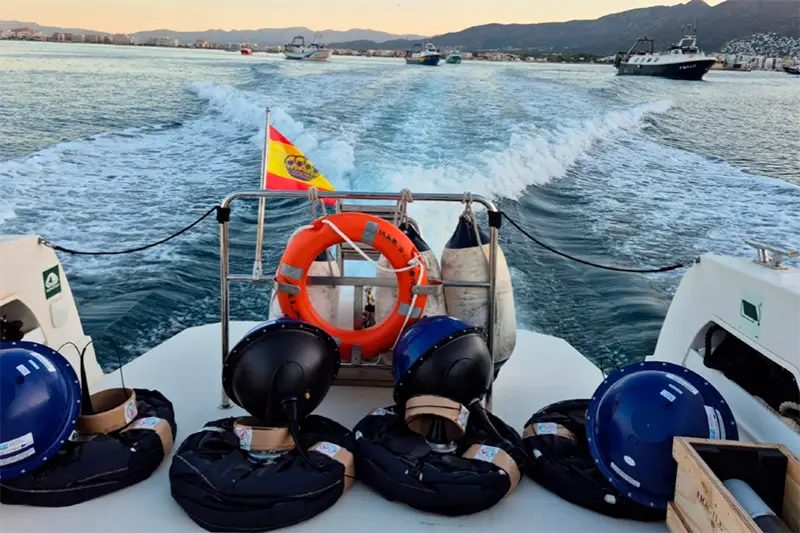 Boies al Golf de Roses per entendre els corrents marins al Mediterrani