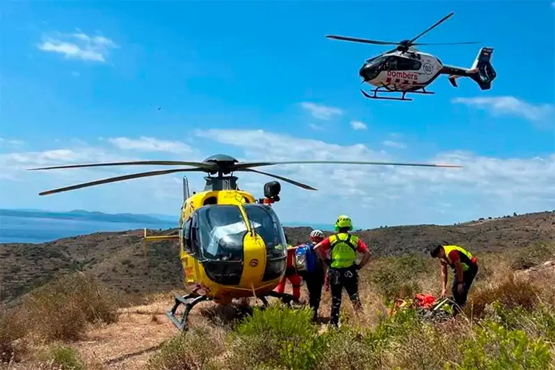 Ciclista ferit greu a Cala Joncols