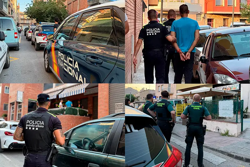 Dispositiu policial a Figueres